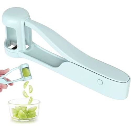 WhiteRhino Grape Cutter Grape Slicer for Toddlers,Grape Cherry Tomato Strawberry Cutter Quarter Slicer tool For Vegetable Fruit Salad Cake Decoration,Stainless Steel kitchen Gadget Fruit cutter