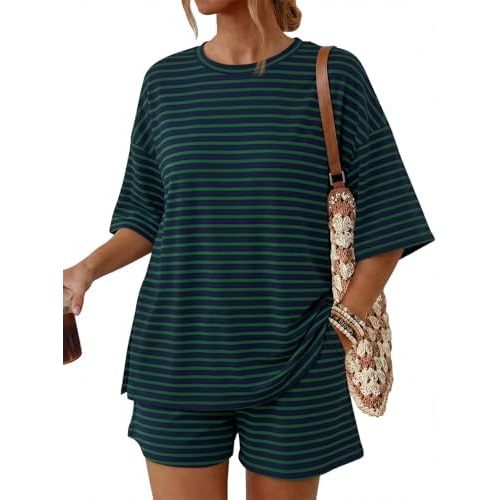 Trendy Queen Women's 2 Piece Summer Matching Set Lounge Wear with Pockets