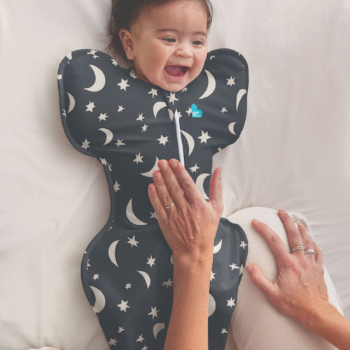Printed Swaddle Up Original 1.0 TOG - Black -Big Sky