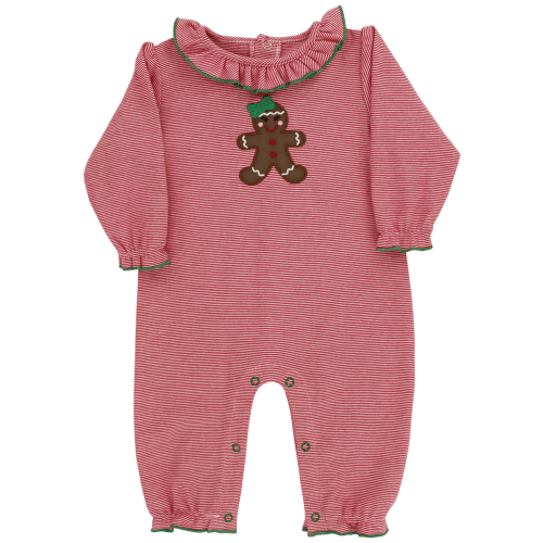 PRE-ORDER Jolly Gingerbread Kendall Romper – Posh Tots Children's Boutique