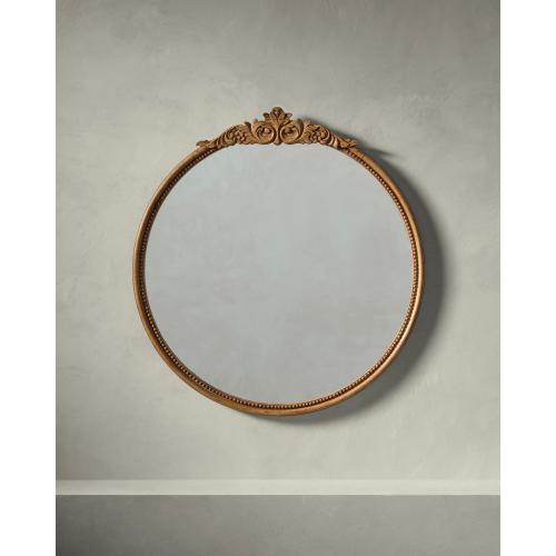 Vari Round Wall Mirror - Natural 31W x 31H x 3.85D