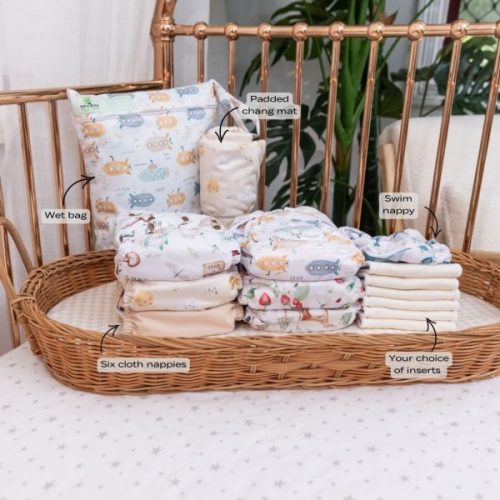 Baby Shower Gift Pack - soft affordable cloth nappies