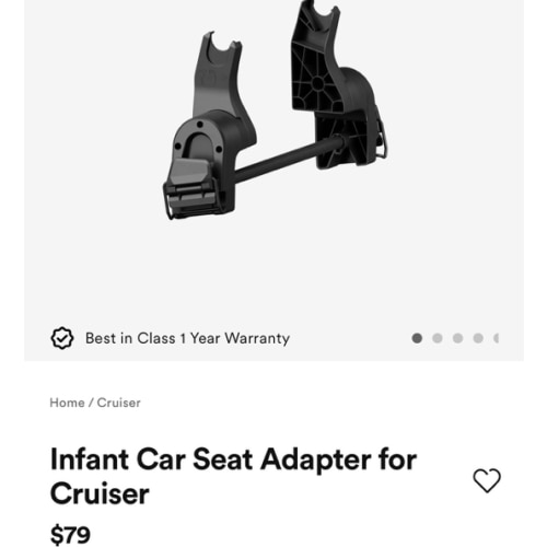 Veer Infant Car Seat Adapter for Cruiser