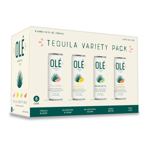 Ole Cocktail Co Tequila Variety Pack, 8pk, 12 Fl Oz Cans