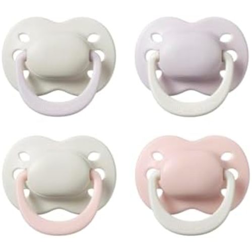 Tommee Tippee Ultimate Fit Newborn Pacifier, 0-2 Months, Pack of 4