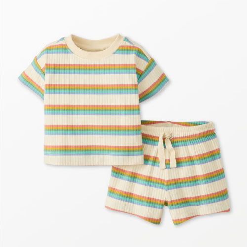 Baby Ribbed T-Shirt & Shorts Set | Hanna Andersson