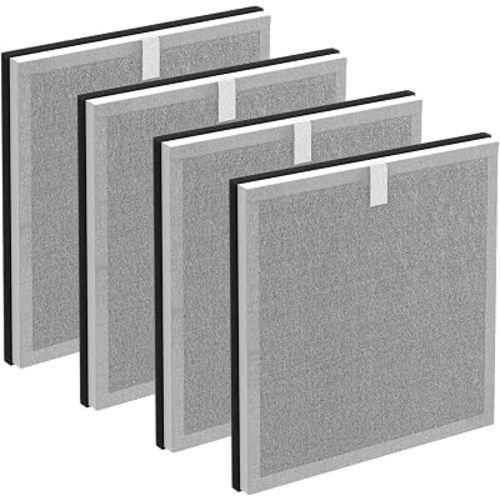 4-Pack 3-in-1 Purezone Replacement Filter, Compatible with Pure Enrichment PureZone Air Purifier, H13 Grade True HEPA Filter, Part#PEAIRFIL