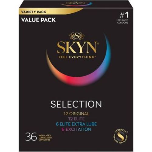 SKYN LifeStyles Selection Non-Latex Lubricated Condoms - 36ct