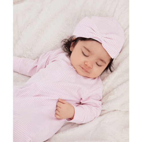 Simple Stripes Pink Hat