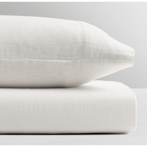 Washed Cotton Gauze Crib Fitted Sheet | RH Baby & Child