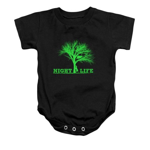 Raccoon Coon Hunting Night Life Raccoon Gifts Baby Onesie