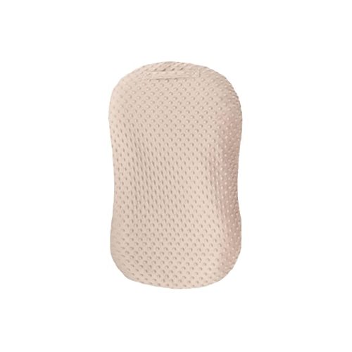Mila Millie Water Resistant Removable Cover for Newborn Lounger | Minky Sensory Touch Slipcover for Baby Floor Seat | Premium Quality Soft Wipeable Fabric | Hypoallergenic (Sand)