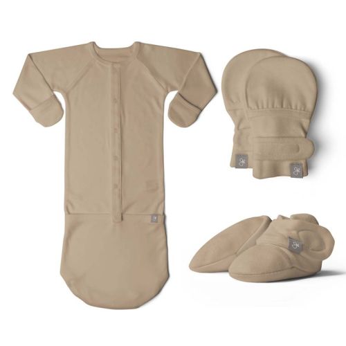 Quiet Night Baby Starter Gift Set - Sandstone 0-3M