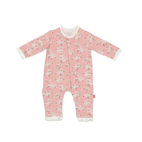 Magnetic Me Easy-Close Modal Coverall Jumpsuit Cherry Blossom 6-9 Months
