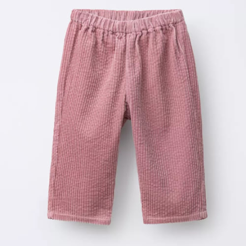THICK CORDUROY PANTS - Pink | ZARA United States