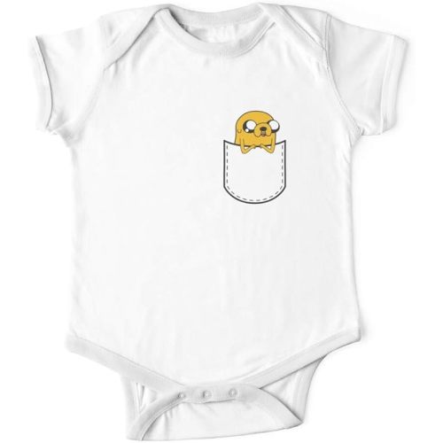 Onesie Adventure Outfits Time Bodysuit Pocket Infant Jake Crew Unisex Boy Girl Kids Gift Baby One-Piece