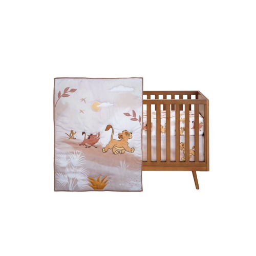 Disney Baby Lion King Safari 3-Pc Infant Nursery Crib Bedding Set