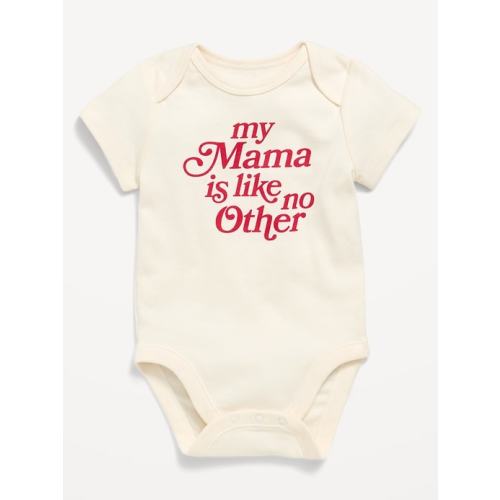 Short-Sleeve Unisex Graphic Bodysuit for Baby
