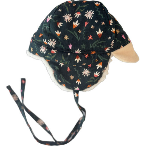 Winter Hat, Autumn on Green with Tie - Oweee Baby | Maisonette