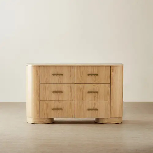 Terzetto Kids Light Oak Veneer Dresser