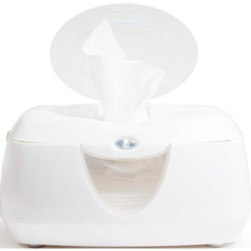 Munchkin Warm Glow Baby Wipe Warmer with Nightlight, White