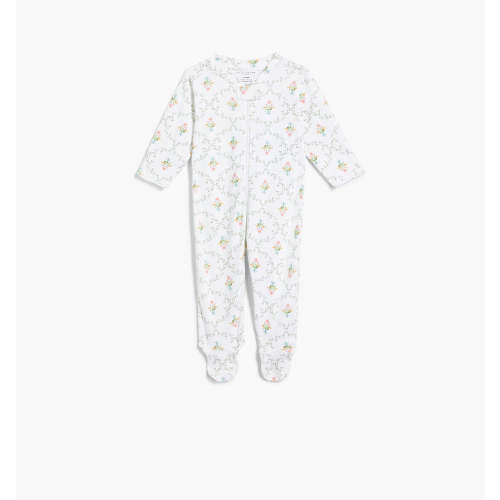 The Footie Pajama - Pastel Trellis - Hill House Home