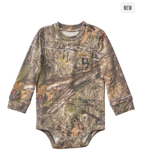 Boys' Long Sleeve Camo Pocket Bodysuit (Baby) | Carhartt