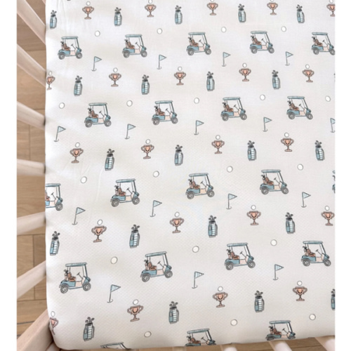 Blue Golf Crib Sheet – In My Jammers