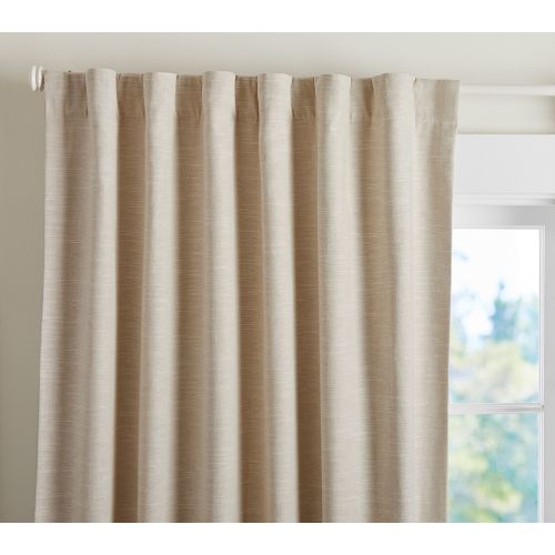 Evelyn Linen Kids Blackout Curtain | Pottery Barn Kids