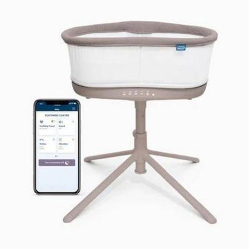 HALO BassiNest Connected Swivel Sleeper 3.0 Smart Bassinet - Warm Gray