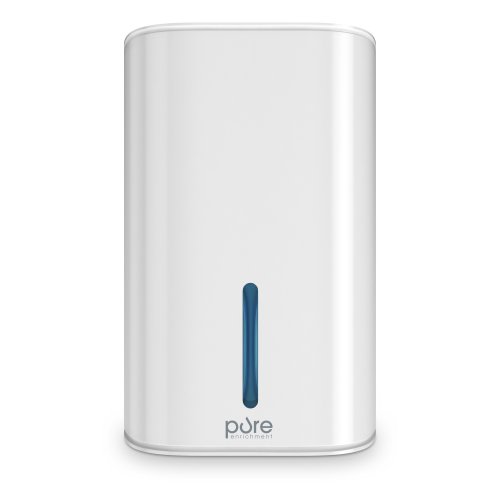 Pure Enrichment PureDry Mini Dehumidifier 0.53 pt. Dehumidifier (For Rooms 0 - 150 sq. ft) For Basements, Bathrooms, Crawlspaces, in White