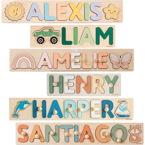 Personalized Name Puzzle Montessori Toys