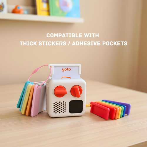 NEW VERSION - Yoto Player Mini Card holders, Reusable Yoto Card Storage for Travel, kid gift, accesories card display organizer