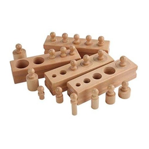 Infant and Toddler Knobbed Cylinders
