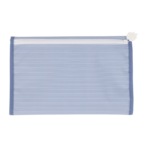 The Changing Pad in Navy Mini Stripe
