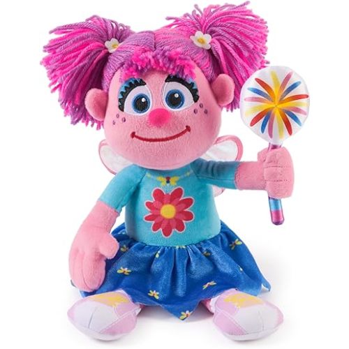 GUND Sesame Street Abby Cadabby Plush with LED Wand, Toddler Doll with Nightlight, Sensory Toy, Sesame Street Stuffed Animal for Ages 1 and Up, 13”