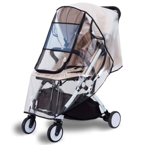 Bemece Stroller Rain Cover Universal Stroller, Travel Weather Shield Windproof and Waterproof Protect from Dust and Snow