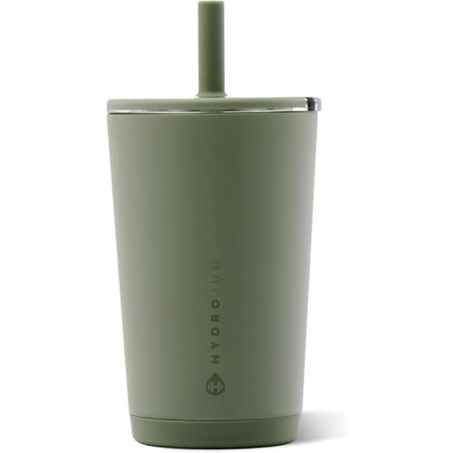 HydroJug Everyday Tumbler 14 oz, Ceramic-Lined Straw Cup, Courtyard