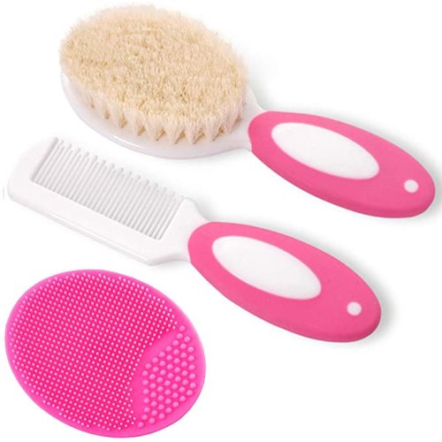 Baby Hair Brush and Comb Set for Newborns & Toddlers