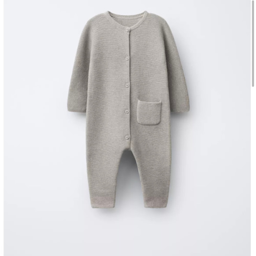 KNIT LINKS JUMPSUIT - Light beige | ZARA United States