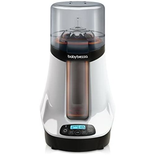 Baby Brezza Safe & Smart, Electric Baby Bottle Warmer and Baby Food Warmer – Universal Fit - Glass, Plastic, Small, Large, Newborn Feeding Bottles - Wireless Bluetooth Control - Digital Display