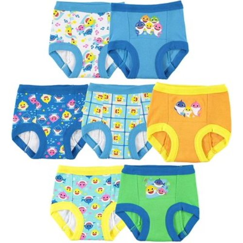 Baby Shark Toddler Boy Training Underwear, 7-Pack, Sizes 18M-4T