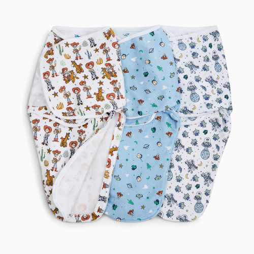 Aden + Anais Disney Essentials Cotton Wrap Swaddle (3 Pack) - Toy Story, 3