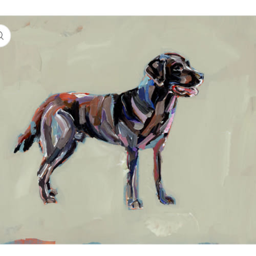 "Chocolate Lab" prirnt – Chelsea McShane Art