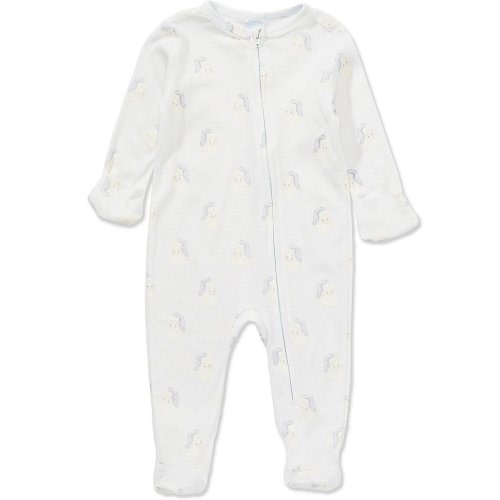 Edgehill Collection X The Broke Brooke Baby Boys James Vintage Santa Footed Coverall