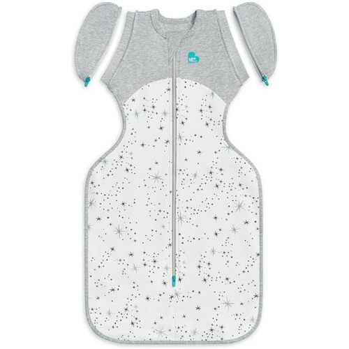 Love To Dream Swaddle UP Transition Bag, Baby Sleep Sack, All-Season Cotton Fleece, Patented Zip-Off Wings, Gently Help Baby Safely Transition from Swaddling to Arms Free