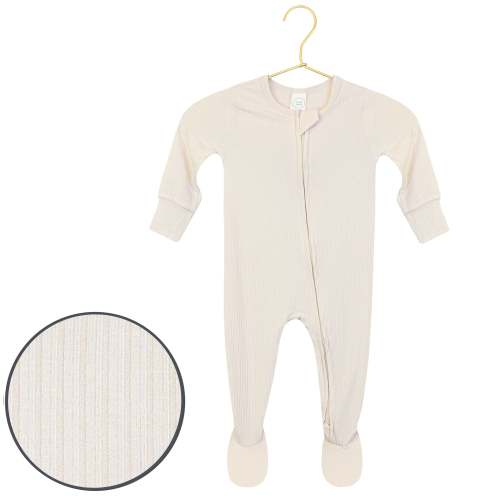 Cove Ribbed Zipper Footies
