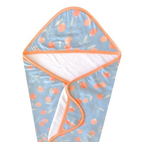 Premium Baby Kids' Knit Hooded Towel Clementine