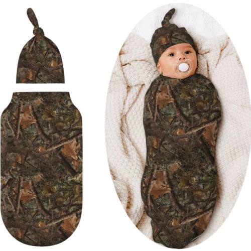 Camo Swaddle Blankets Soft Receiving Blanket Baby Swaddle Wrap for Baby Girls Boys