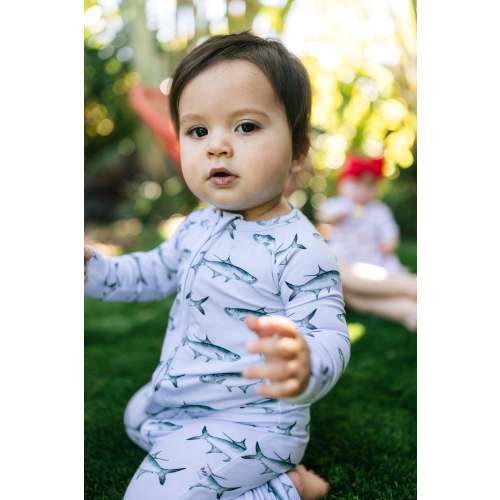 Tarpon Zippy Sleepers with Fold Over Cuffs (0/3M-12/18M) – Brittany Hartt Designs